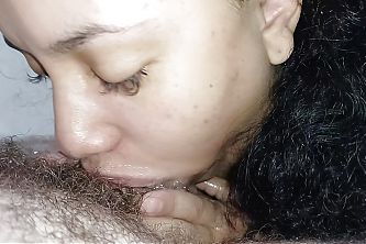 fucking this bitch with my hard cock inside her deep throat, pounding her by her curly hair