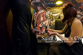 Intense Chastity Teasing and Ruined Orgasm on the Saint Andres Cross (Trailer)